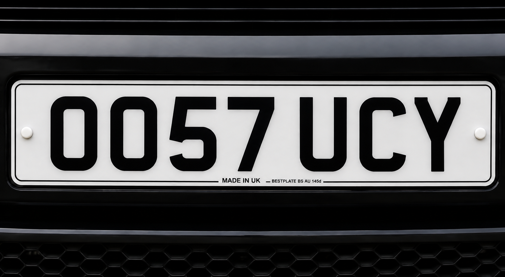 OO57UCY – Number Plate