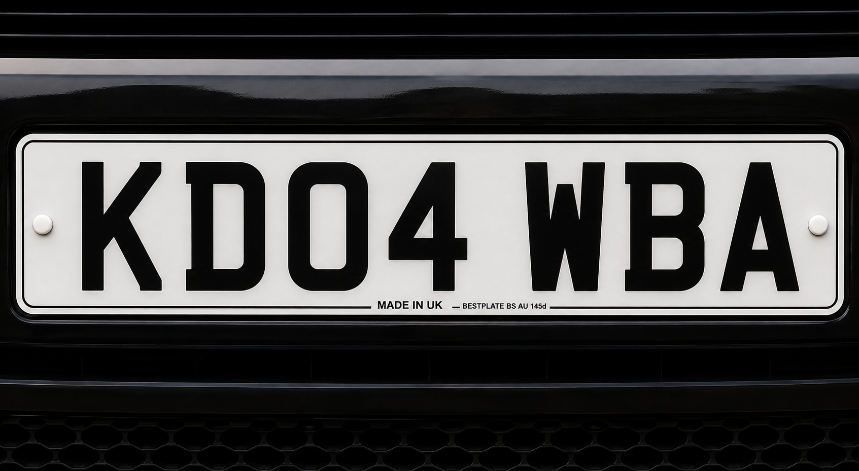 KD04 WBA – Number Plate